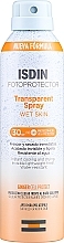 Düfte, Parfümerie und Kosmetik Sonnenspray SPF 30+ - Isdin Fotoprotector Transparent Spray Wet Skin SPF 30+