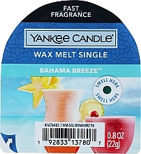 Düfte, Parfümerie und Kosmetik Aromatisches Wachs - Yankee Candle Classic Wax Bahama Breeze