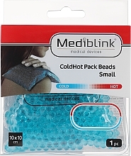 Kompresse mit Gelkügelchen zur Kalt- und Warmanwendung 10x10 cm - Mediblink ColdHot Pack Beads Small  — Bild N1