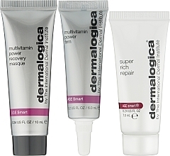 Düfte, Parfümerie und Kosmetik Dreiteiliges Set zur Hautstraffung und -wiederherstellung  - Dermalogica Firm & Repair Kit (cr/7ml + cr/6ml + mask/10ml)