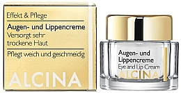 Anti-Aging Creme für Augenlider und Lippen - Alcina E Eye and Lip Cream — Foto N4