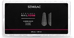 Formen zur Nagelverlängerung - Semilac Acrylgel Nail Form Almond  — Bild N1