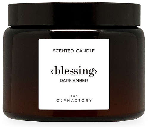 Duftkerze im Glas - Ambientair The Olphactory Dark Amber Scented Candle — Bild N2