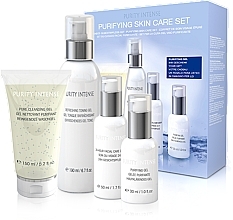 Düfte, Parfümerie und Kosmetik Set - Etre Belle Purity Intense Purifying Skin Care Set (cl/gel/150ml + ton/gel/190ml + f/cr/50ml + f/gel/30ml)