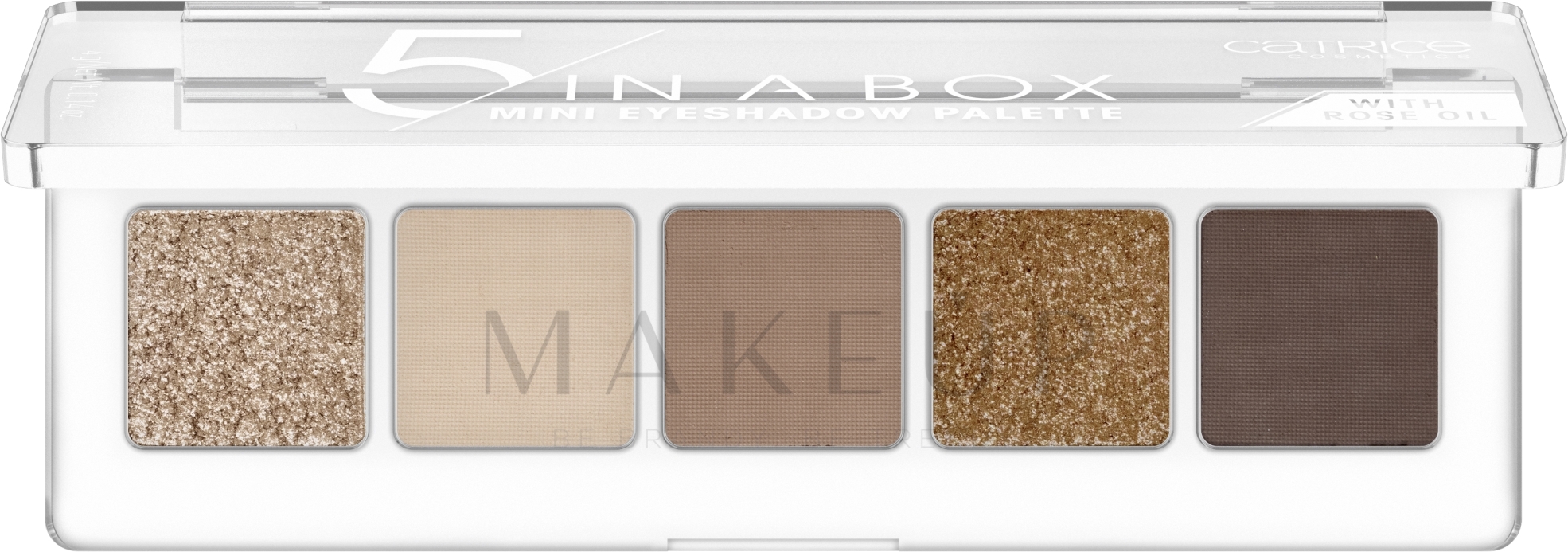 Lidschatten-Palette - Catrice Mini Eyeshadow Palette — Bild 010 - Golden Nude Look