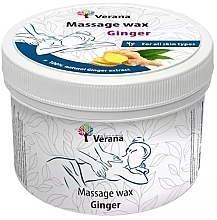 Massagewachs Ingwer - Verana Massage Wax Ginger  — Bild N2