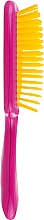 Haarbürste rosa mit gelb - Janeke Small Superbrush — Bild N3