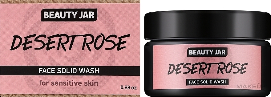 Feste Gesichtsseife Wüstenrose - Beauty Jar Face Solid Wash  — Bild N2