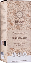Düfte, Parfümerie und Kosmetik Natürliche Haarkur für mehr Volumen und Glanz - Khadi Herbal Natural Henna Senna/Cassia (colourless)