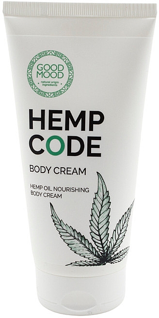 Pflegende Körpercreme für trockene Haut mit Hanföl - Good Mood Hemp Code Body Cream — Bild N1