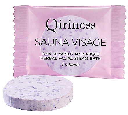 Aromatische Dampfbadtablette für Gesicht mit Kräutern - Qiriness Sauna Visage — Bild N1