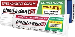 Haftcreme für Zahnprothese - Blend-A-Dent Super Adhesive Cream Neutral Complete — Bild N5