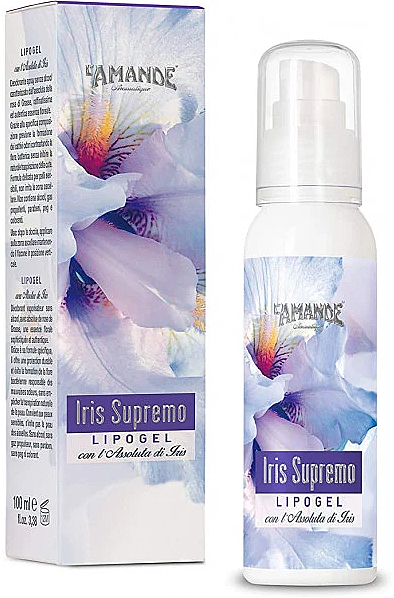 L'Amande Iris Supremo Lipogel - Glättendes Duschgel mit Iris- und Sandelholzduft — Bild N1