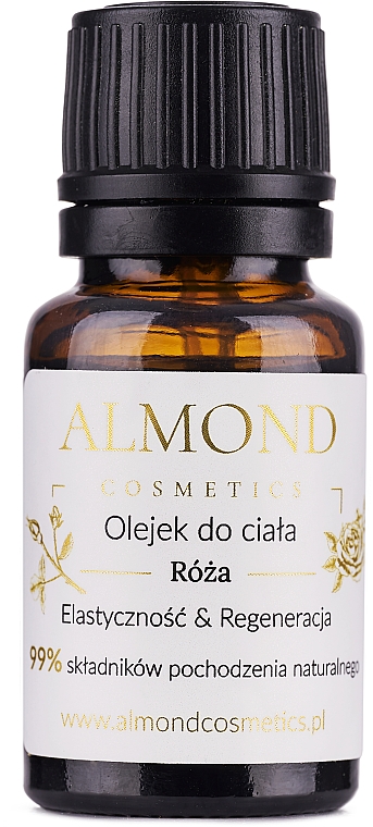 GESCHENK! Regenerierendes Körper- und Massageöl mit Hagebutten-Rose - Almond Cosmetics (MIni) — Bild N1