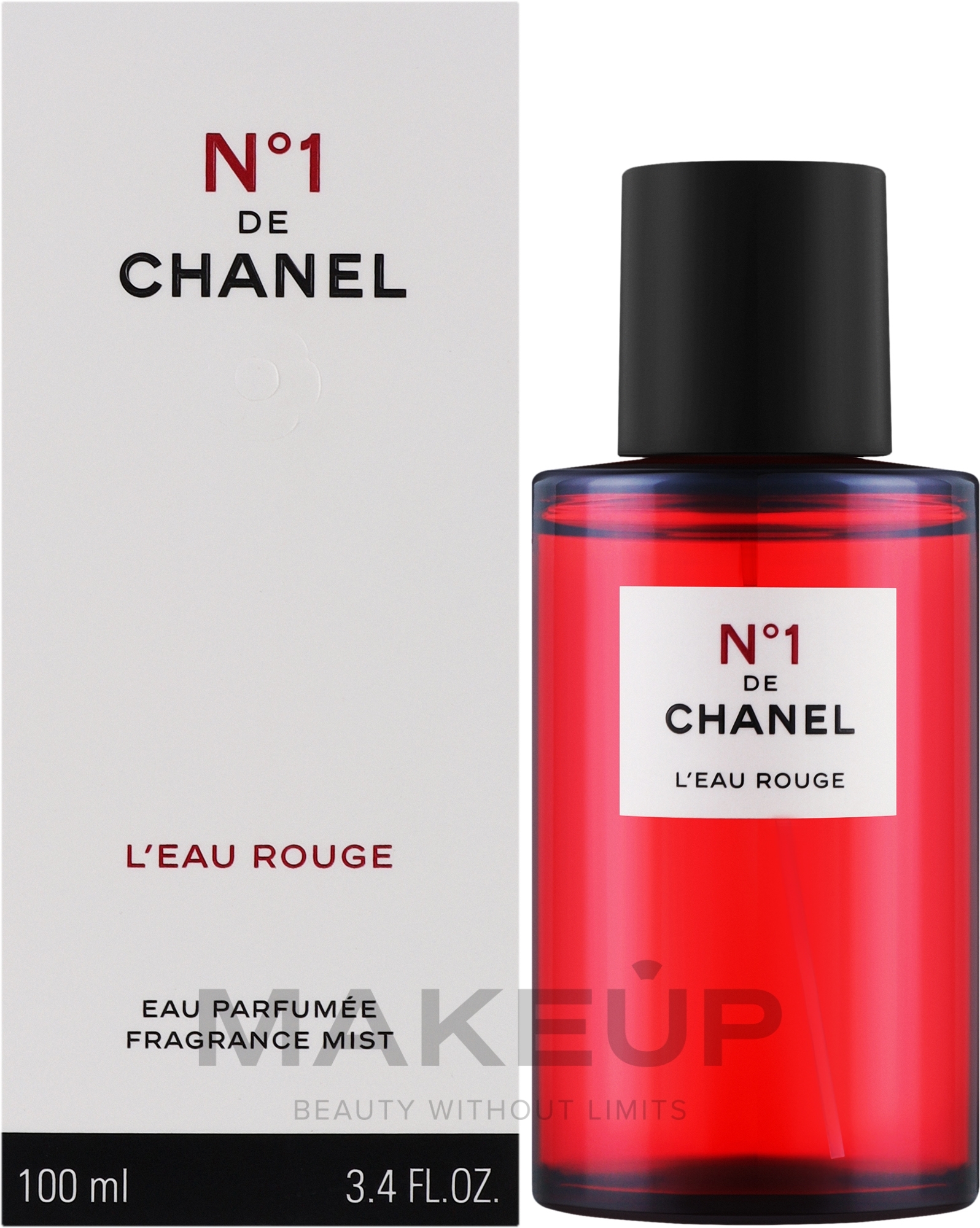 Chanel №1 de Chanel L'Eau Rouge Revitalizing Fragrance Mist - Revitalisierender aromatischer Körpernebel — Bild 100 ml