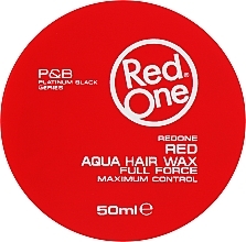 Düfte, Parfümerie und Kosmetik Haarwachs auf Wasserbasis - RedOne Aqua Hair Gel Wax Full Force Red