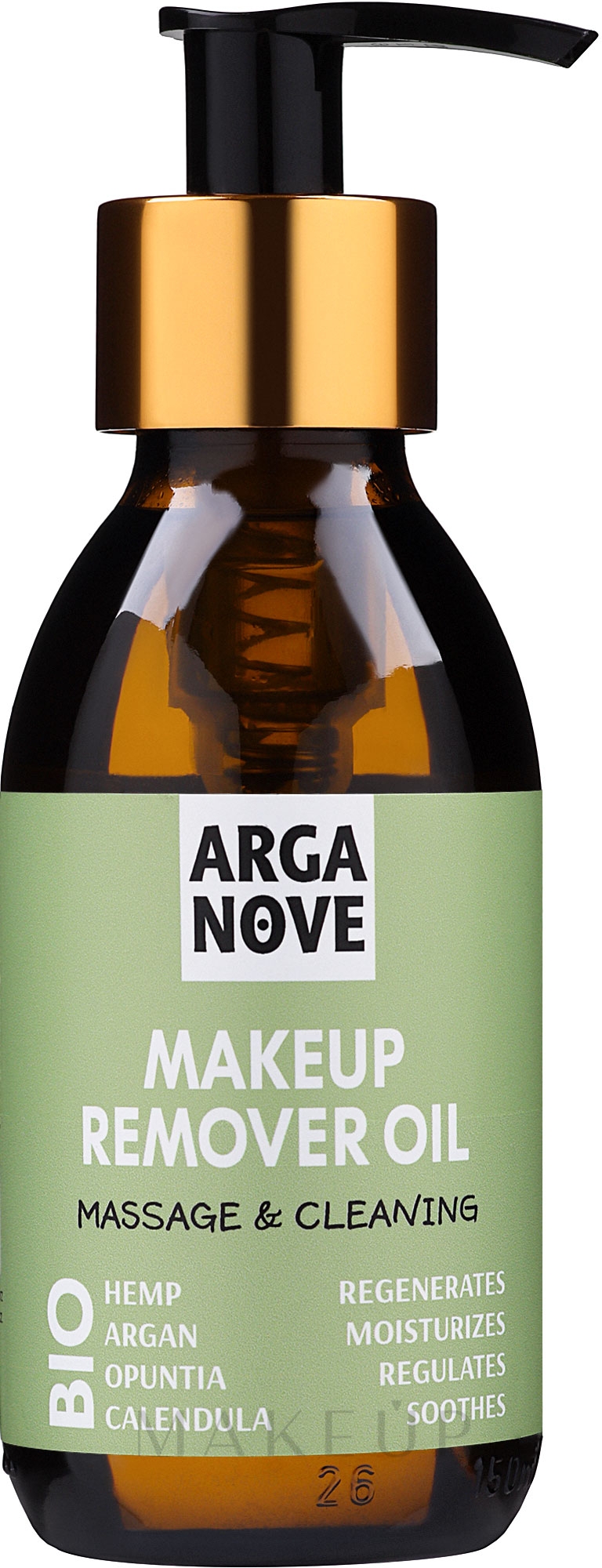 Öl zum Abschminken - Arganove Makeup Remover Oil Massage & Cleaning — Bild 150 ml
