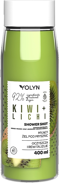 Duschgel Kiwi und Litschi - Yolyn Shower Shot — Bild N1