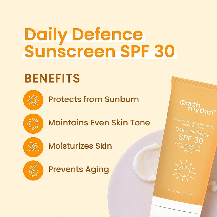 Hybrid-Sonnenschutzfluid SPF 30 - Earth Rhythm Ultra Defence Hybrid Sun Fluid SPF 30 PA+++ — Bild N2