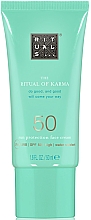 Düfte, Parfümerie und Kosmetik Sonnenschutzcreme für das Gesicht LSF 50 - Rituals The Ritual of Karma Sun Protection Face Cream 50