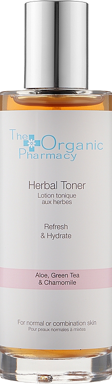 Pflanzliches Gesichtswasser für normale Haut und Mischhaut - The Organic Pharmacy Herbal Toner — Bild N1