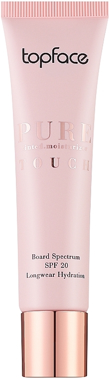 Feuchtigkeitsspendende Tönungscreme für das Gesicht SPF 20 - TopFace Pure Touch Tinted Moisturizer — Bild N1