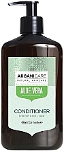 Set - Arganicare Aloe Vera Set (Shampoo 400 ml + Conditioner 400 ml)  — Bild N3