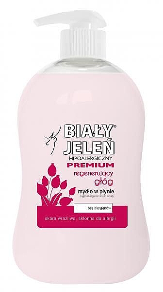 Hypoallergene Flüssigseife mit Weißdornextrakt - Bialy Jelen Hypoallergenic Premium Soap Extract Hawthorn — Bild N3