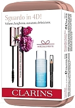 Düfte, Parfümerie und Kosmetik Clarins (Mascara 8ml + Augen-Make-up Entferner 30ml + Kajalstift 0.39g) - Make-up Set