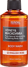 Düfte, Parfümerie und Kosmetik Duschgel mit englischer Rose - Kundal Honey & Macadamia Body Wash English Rose