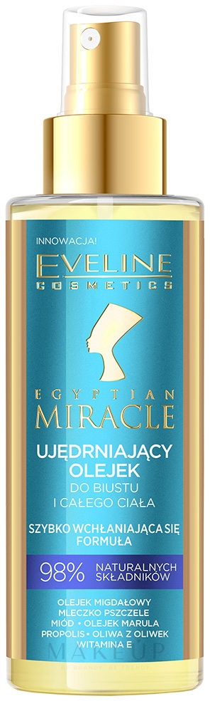 Straffendes Körper- und Brustöl - Eveline Cosmetics Egyptian Miracle — Bild 150 ml