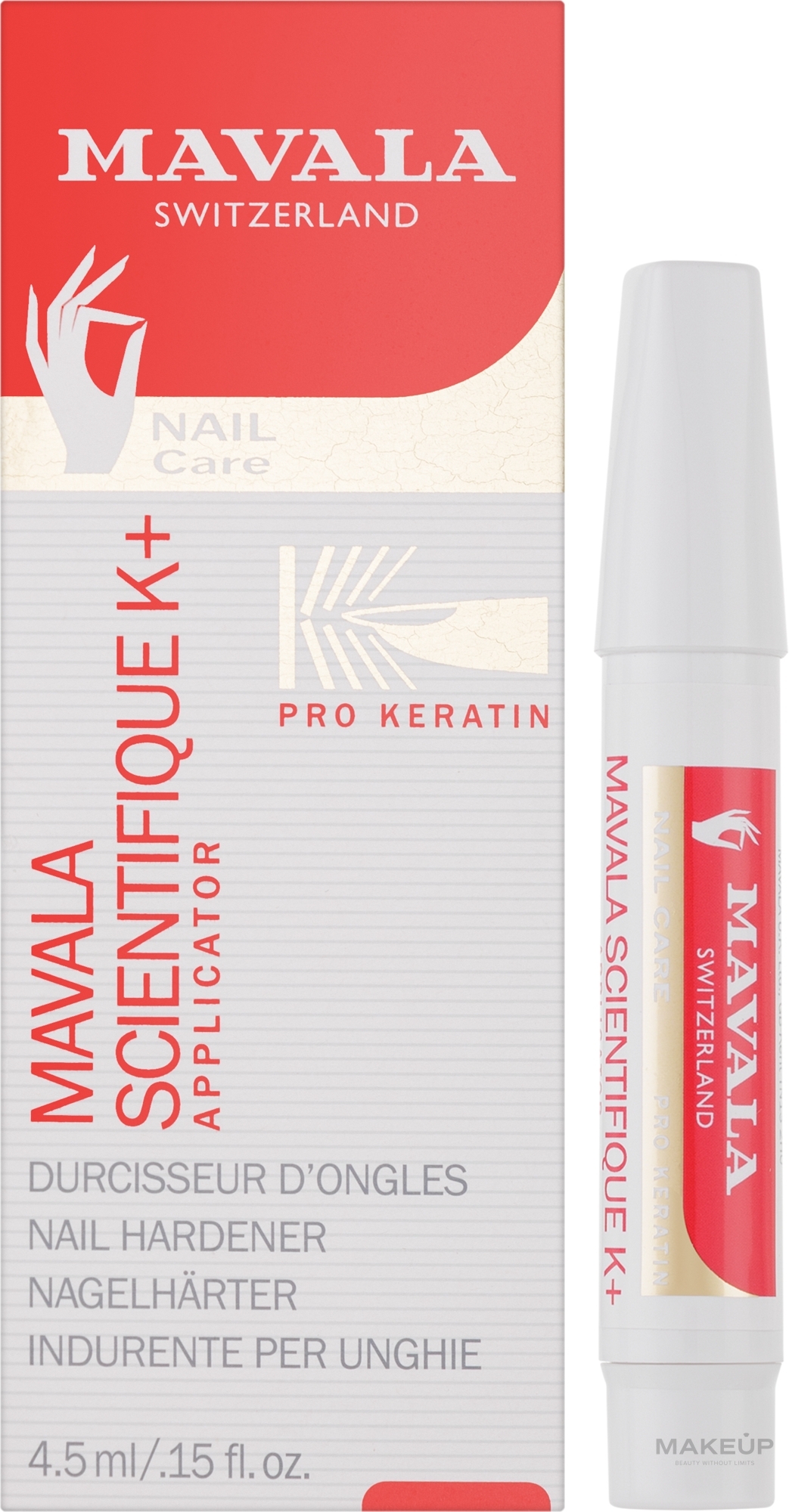 Nagelstärker mit Keratin - Mavala Scientifique K+ Applicator — Bild 4.5 ml