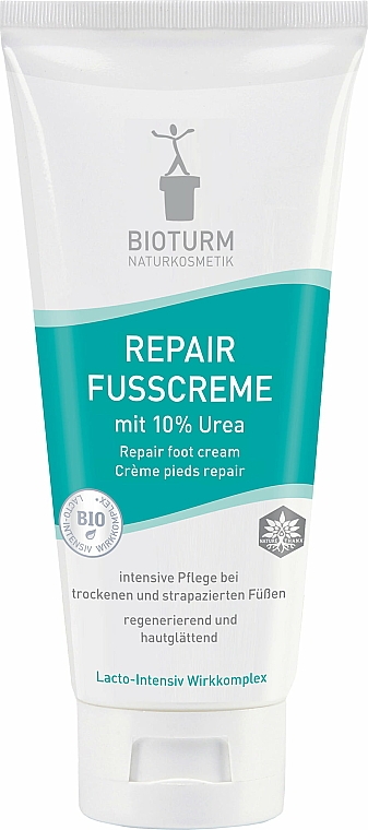 Regenerierende und pflegende Fußcreme mit 10% Harnstoff - Bioturm Repair Foot Cream Nr.83 — Bild N1