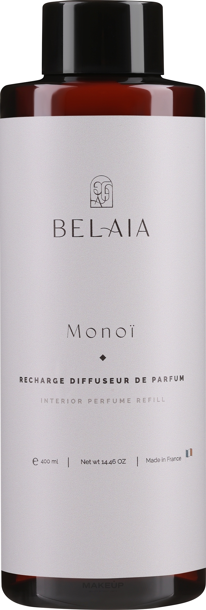 Nachfüller für Aromadiffusor Monoi - Belaia Monoi Perfume Diffuser Refill — Bild 400 ml