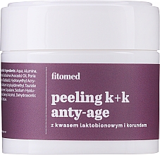 Düfte, Parfümerie und Kosmetik Anti-Aging Peelingmaske für das Gesicht mit Laktobionsäure und Korund - Fitomed Peeling K + K Anty-age