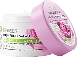 Düfte, Parfümerie und Kosmetik Anti-Ageing-Körpergel mit Rosenwasser - Nature Of Agiva Roses Body Fruit Salad Anti-Aging Moisturizing Jelly Body Lotion 