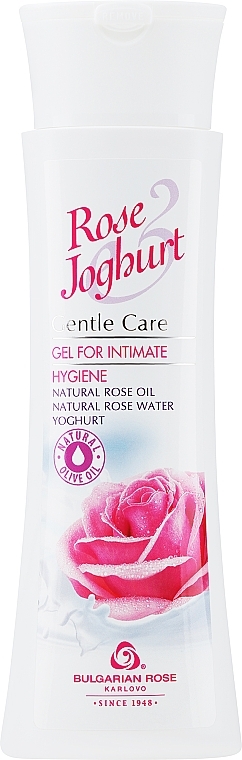 Gel für die Intimhygiene - Bulgarian Rose Rose & Joghurt Gel For Intimate Hygiene — Bild N1