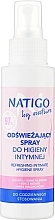 Düfte, Parfümerie und Kosmetik Spray für die erfrischende Intimhygiene - Natigo by Nature