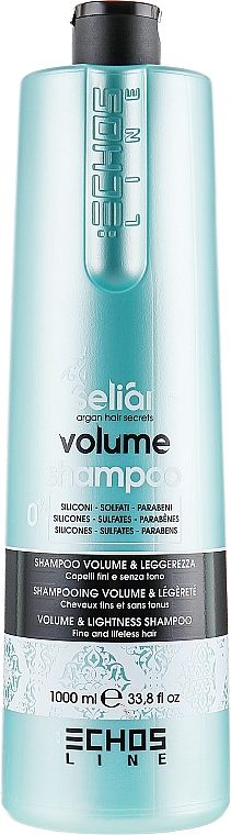 Volumengebendes Shampoo für feinem und kraftlosem Haar - Echosline Seliar Volume Shampooo — Bild N1
