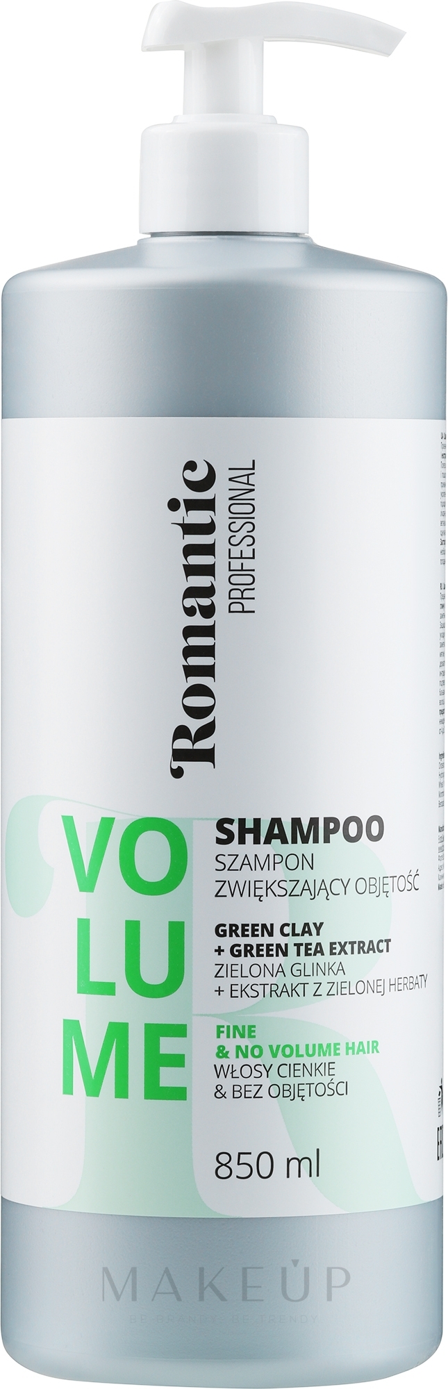Shampoo für dünnes Haar - Romantic Professional Volume Shampoo — Bild 850 ml