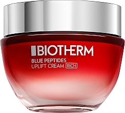 Düfte, Parfümerie und Kosmetik Creme mit Lifting-Effekt für trockene Haut - Biotherm Blue Peptides Uplift Cream Rich
