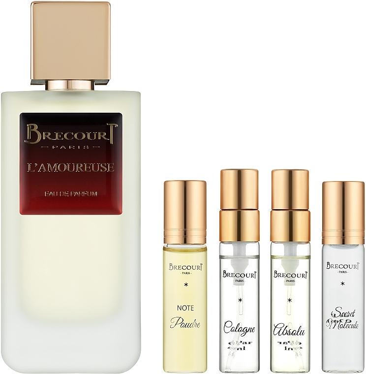 Brecourt L'Amoureuse - Duftset (Eau de Parfum 100 ml + Eau de Parfum 2x7 ml + Eau de Parfum 2x5 ml)  — Bild N1