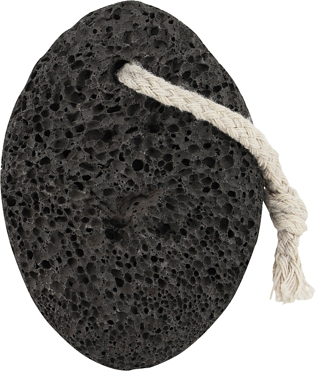 Bimsstein oval schwarz - Kalliston — Bild N4