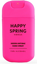 Düfte, Parfümerie und Kosmetik Antibakterielles Handspray mit Hibiskus - HiSkin Antibac Hand Spray Happy Spring