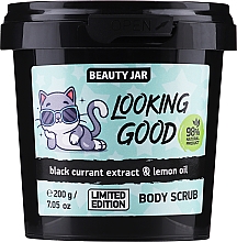 Körperpeeling mit Johannisbeerextrakt und Zitronenöl - Beauty Jar Looking Good Black Currant Extract Body Scrub — Bild N1