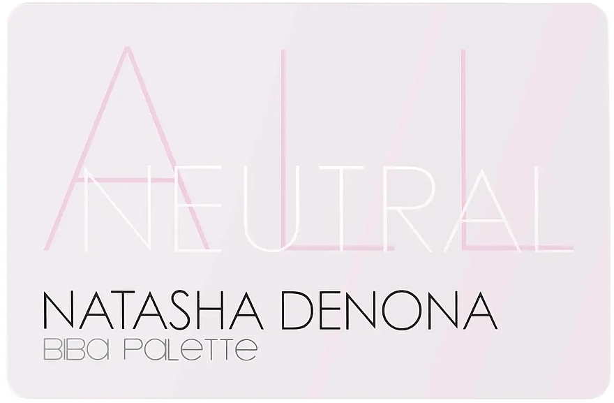 Lidschatten-Palette - Natasha Denona Biba All Neutral Eyeshadow Palette — Bild N4