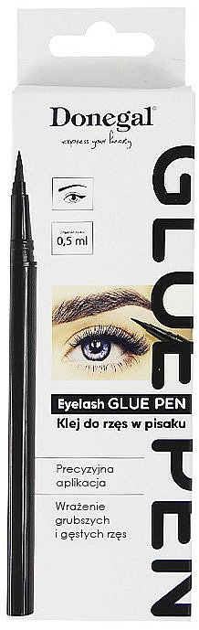 Klebstoff-Stift für künstliche Wimpern 4434 schwarz - Donegal Glue Pen — Bild N1