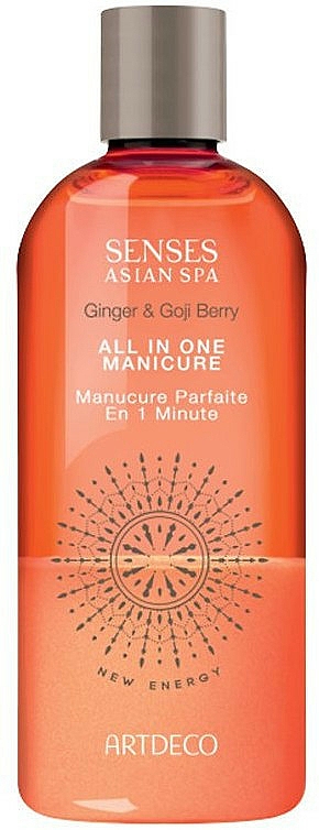 Peeling-Öl für die Hände mit Mandelöl, Goji Beere- und Ingwerextrakt - Artdeco Senses Asian Spa Ginger&Goji Berry All in One Manicure — Bild N1