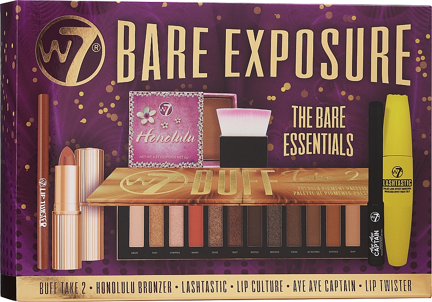W7 Bare Exposure Gift Set - Make-up Set 6 St. — Bild N1