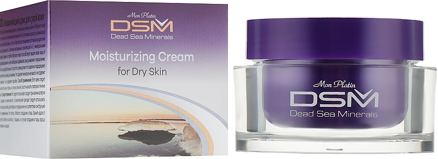 Feuchtigkeitsspendende Gesichtscreme für trockene Haut mit Mineralien aus dem Toten Meer - Mon Platin DSM Moisturing Cream For Dry Skin — Foto N2